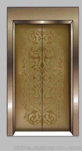 Grade 304 Elevator Stainless Steel Sheet in 8K Mirror Etched