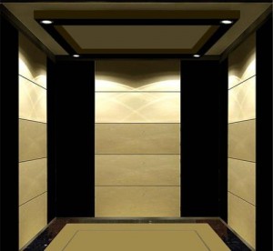 Grade 304 Mirror Etching Stainless Steel Passenger Elevator for Hotel