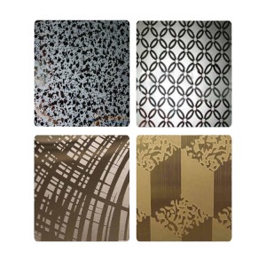 Ceiling Decorative Etched Stainless Steel