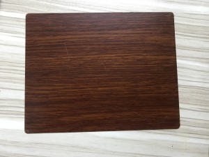 lamination wood grain stainless steel sheet  decorative dinner table