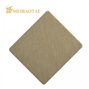 Material 304 Vibration Stainless Steel Sheet for Outside Wall Decorate