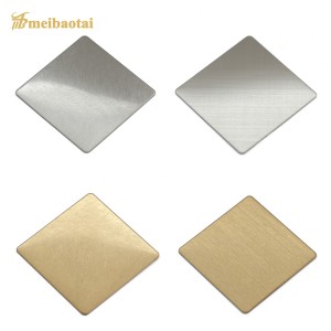 Gross Brushed 201 304 Stainless Steel Decorative Plate
