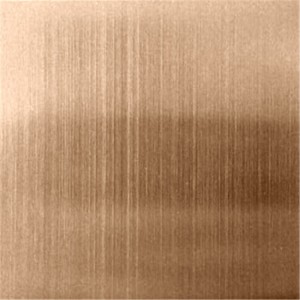 hairline stainless steel red bronze sheets