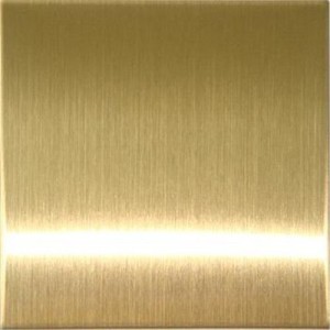 AISI 304  Hairline PVD color coating  Stainless Steel Sheet