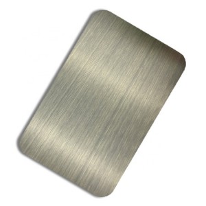High Quality Hairline Design PVD Color Coating Design Finish 1219X2438mm 0.65mm 201 Stainless Steel Sheet for Cabinet Kitchen Material