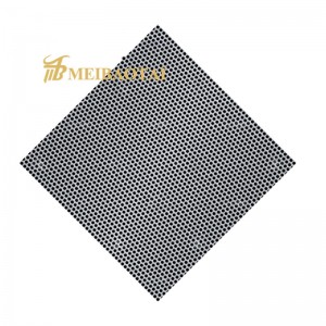 304 201 Brass Perforated Sheet Stainless Steel Screen for restaurant Decorating