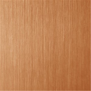 hairline stainless steel red bronze sheets