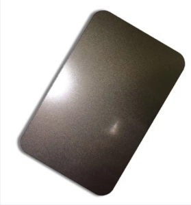 high quality grade 304 201 sandblast  pvd color coating stainless steel sheet decorative plate