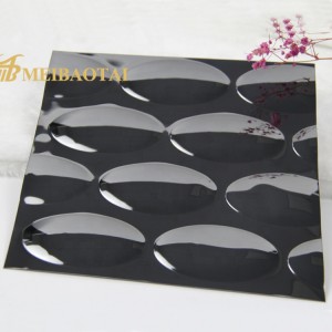 Custom Pattern Grade 201 304 Stamped Stainless Steel Sheet For Wall Panel