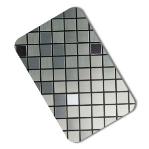 Wall panel 316 mosaic decorative stainless steel sheet