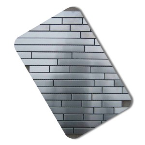 Stainless steel mosaic for TV Backgroud decorative stainless steel sheet