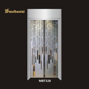Super Mirror Etching Hairline Design Silver Elevator Lift Decorative Plate 201 Stainless Steel Sheet for Elevator