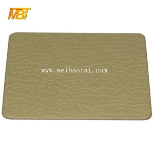 201 304  Golden Color Mirror Emboss Decoration Stainless Steel Sheets
