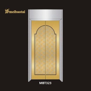 High Quality Elevator Decoration Plate 0.75mm Thickness Gold Silver Mirror Etching Hairline Process Design Decoration Plate for Elevator