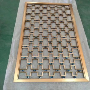 Color Decorative Building Material Stainless Steel Metal Laser Cut Sheet for Wall Panel and Room Divider Partition