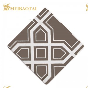 Etched Stainless Steel Decorative Sheet for Ceiling Decoration