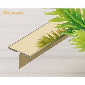 304 Stainless Steel Material T Channel Metal T Profiles for Decoration Wall Corner