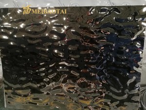 201 304 Water Ripple Stamped Stainless Steel Sheet For Decoration