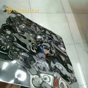 Stamp PVD color coating stainless steel sheet concave-convex feeling is strong