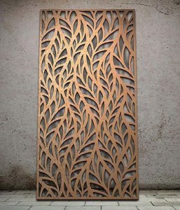 Color laser cut stainless steel sheet for interior screen decorative Wall panel
