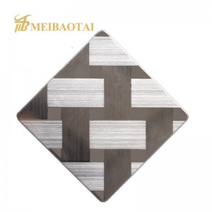 hairline No.4 stainless steel sheet decorative plate