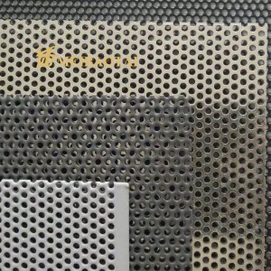 Round Stainless Steel Perforated Metal Sheet Used for Isolation