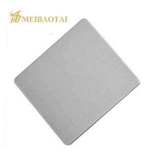 custom grade 304 201 sandblast pvd color coating stainless steel sheet decorative plate
