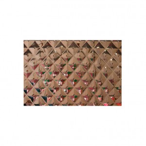 SS201 304 0.65mm Rose gold mirror stainless steel sheet decoration wall