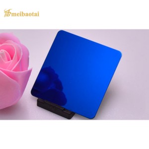 PVD Color Coating Stainless Steel Plates Sheet No 8 Mirror Finish Stainless Steel Sheet Decorative Stainless