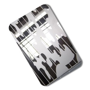 sliver etched stainless steel sheets