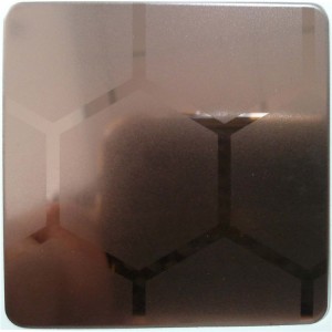 Sandblast Stainless اسٽيل چادر
