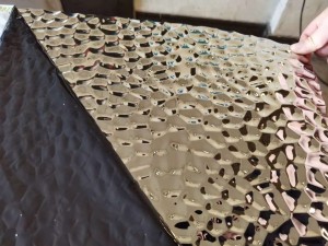 Wall Ceiling Decoration Sheet Mirror Polished Water Ripple Stamped Sheet Grade 304 Stainless Steel Sheet Decoration Sheet