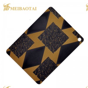 etched mirror color pvd color  coating stainless steel sheet decorative elevator/wall