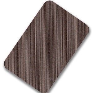 Textured Metal 304 Laminate Stainless Steel for Architectural Cladding