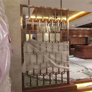 Color Decorative Building Material Stainless Steel Metal Laser Cut Sheet for Wall Panel and Room Divider Partition