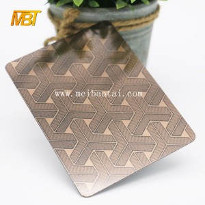 stainless steel red bronze plate 201 decorative steel sheet
