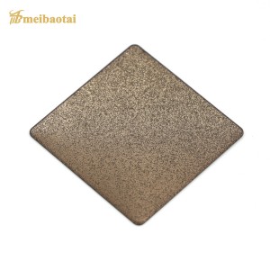 Bordo decorativo per lamiera in acciaio inossidabile con bordo a fessura, dimensioni 4X8FT 4X10FT