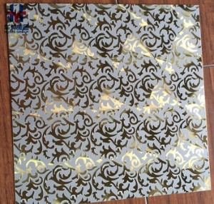 Custom etched pvd color coating stainless  steel  sheet  for decorate elevator