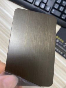 High Quality Antique Bronze Copper Color Coated Grade 201 304 Stainless Steel Decoration Luxury Plate Four Feet 0.65mm Thickness Decoration Plate