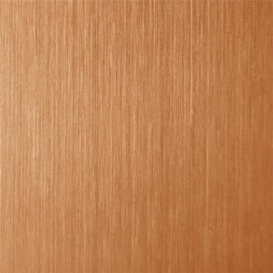 PVD Gold Rose Bronze Color Coating Hairline Brush Finish Decorative Plate 1219x2438mm 0.45mm Cabinet Material 201 Stainless Steel Panel