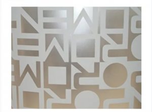 Grade 304 Laser Printing Mirror Decroation Stainless Steel Sheet