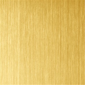PVD Gold Rose Bronze Color Coating Hairline Brush Finish Decorative Plate 1219x2438mm 0.45mm Cabinet Material 201 Stainless Steel Panel