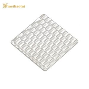 Mirror Finished Stamped Metal Decorative Sheet