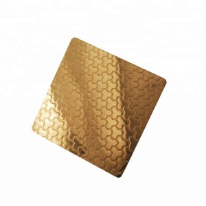 heart pattern embossed stainless steel sheet for elevator door panel