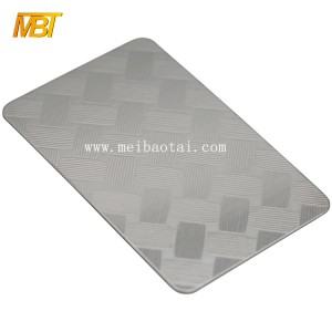 Color coated embossing stainless steel sheets