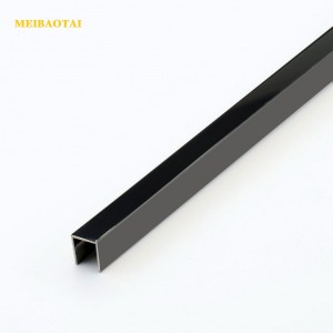 4*8ft 0.65mm U profile stainless steel color coating U tile trim decoration U profile