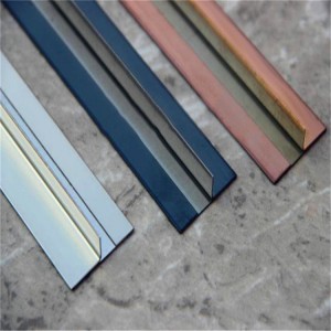 Stainless Steel Corner Trim T shape 304 Stainless Steel Tile Trim