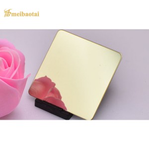 201 Color Mirror PVD Coating Stainless Steel Sheets 4X8FT