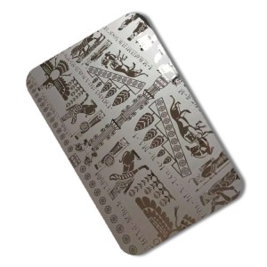 stainless اسٽيل جي ڀت etched پينل 316
