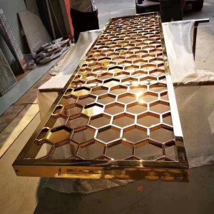 Decorative Building Materials Living Room Partition Screen Stainless Steel Sheet
